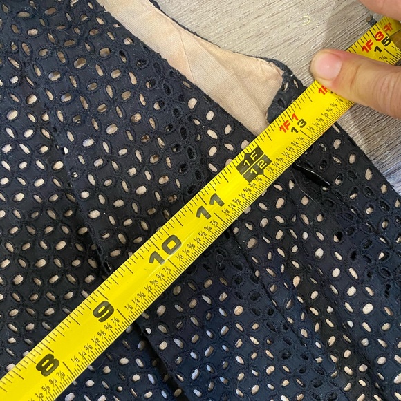 Ann Taylor LOFT Petite black eyelet shift dress - Picture 7 of 7